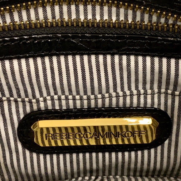 Rebecca Minkoff MAB Croc Embossed Satchel - Picture 5 of 6